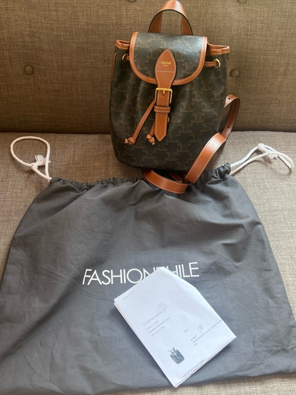 Celine Mini Folco Backpack